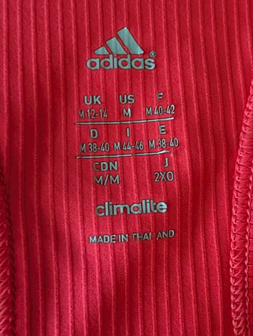 adidas Coral Ribbed Racerback Tank Top - Picture 2 of 3